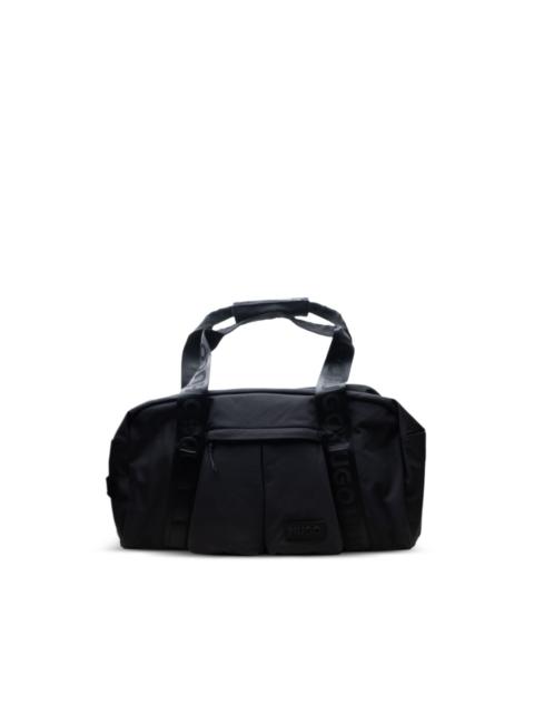 HUGO logo-plaque holdall