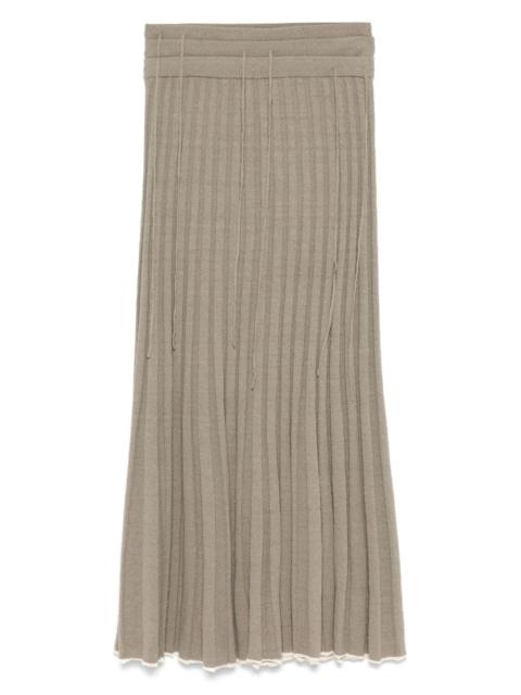 CHRISTOPHER ESBER pleated maxi skirt