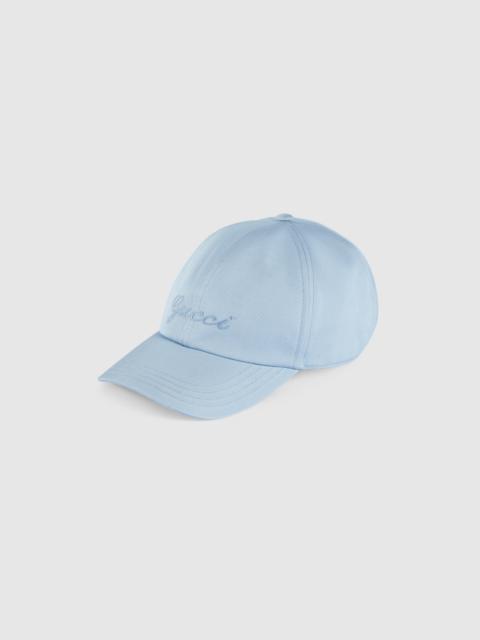 GUCCI Cotton baseball hat with embroidery