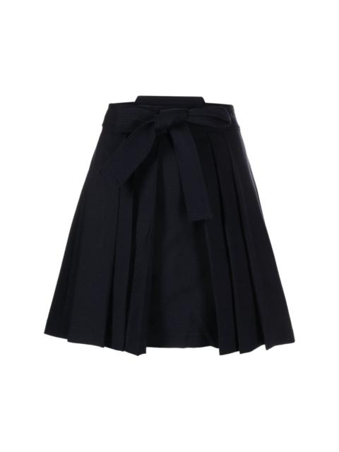 KENZO A-line virgin wool skirt