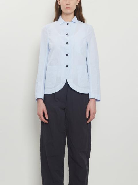 Bergfabel Caryl Cotton Linen Jacket — Azure