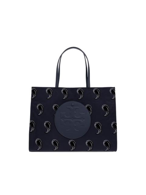TORY BURCH Ella paisley-pattern Double T motif tote bag