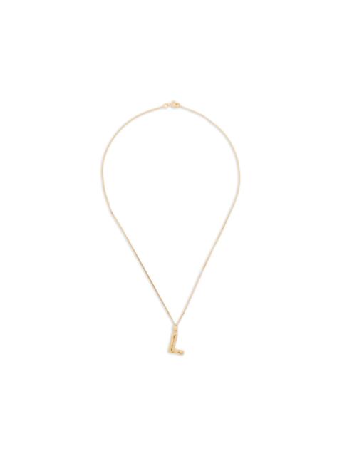 Completedworks L-initial pendant necklace
