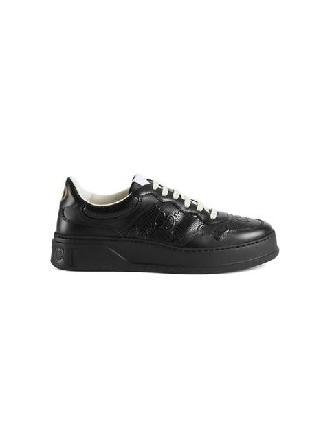 GUCCI GG embossed low-top sneakers