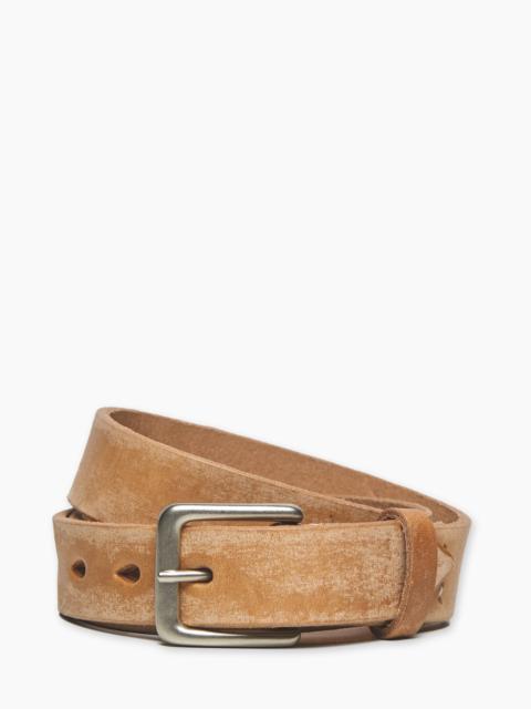 FULLCOUNT FULLCOUNT 6218 WILD LEATHER NARROW BELT NATURAL