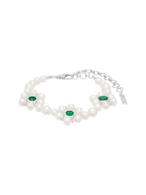 VEERT 'The Trio Flower Pearl' Bracelet