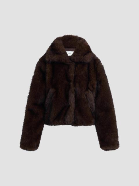 Joe's Jeans Women's The Cozy Faux Fur Jacket - Espresso