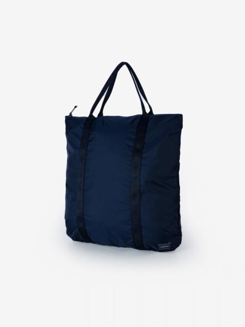 Iron Heart POR-FLEX-TOTE-BLU Porter - Yoshida & Co. - Flex 2Way Tote Bag - Blue