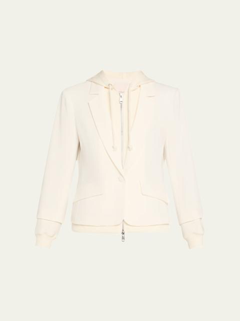Cinq à Sept Khloe Le Petit Zip-Front Blazer