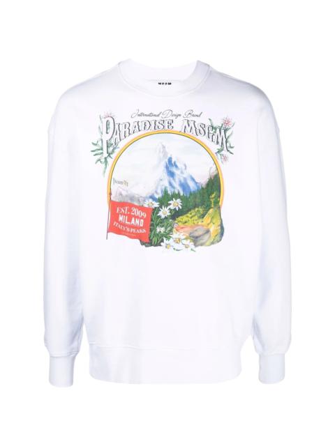 graphic print sweatshirt