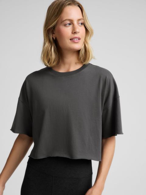 BEYOND YOGA SoftKnit Better Than Ever Cropped Cotton Tee