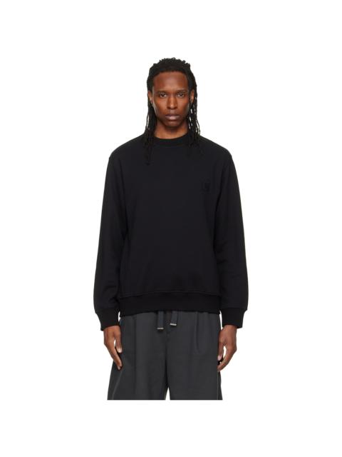 Wooyoungmi Black Logo Patch Sweatshirt