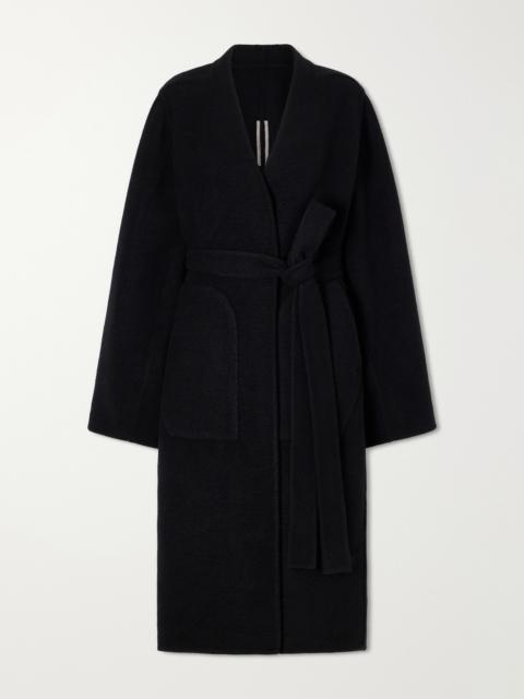 Rick Owens Dagger Belted Cashmere Coat