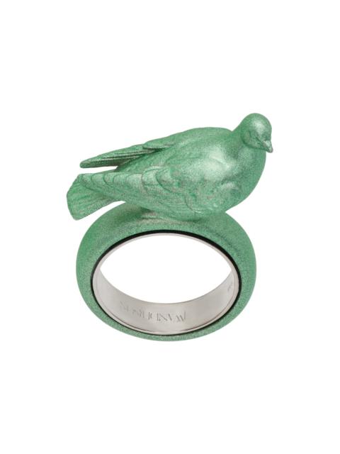 JW Anderson Green Pigeon Ring