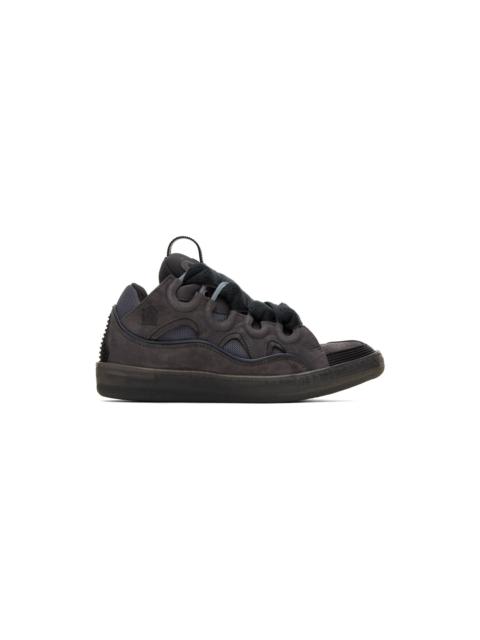 Lanvin Gray Curb Sneakers