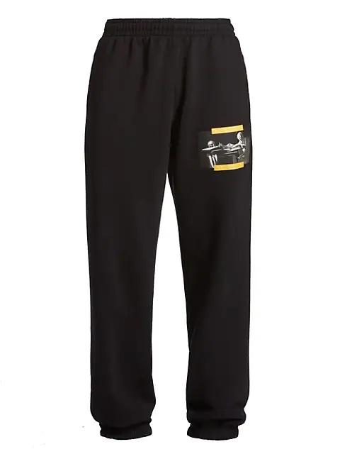 Off-White Carvaggio's "St. John Writing" Cotton Jogger Pants
