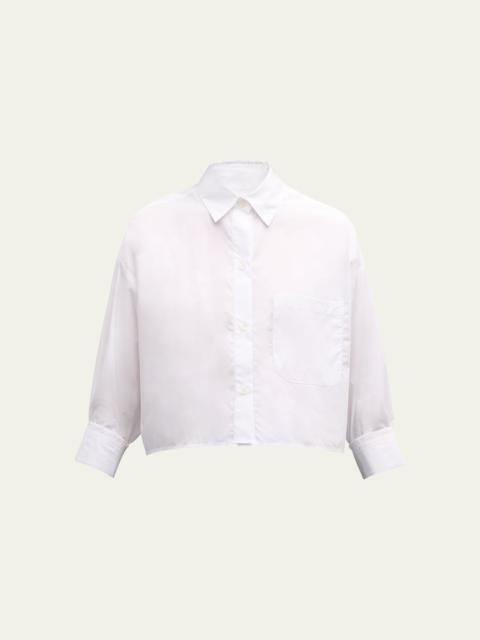 TWP Soon To Be Ex Superfine Cotton Button-Front Shirt
