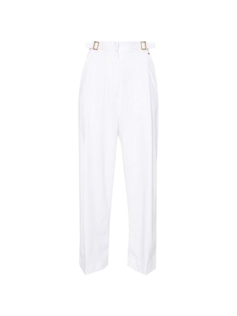 Herno buckle-detailed straight trousers
