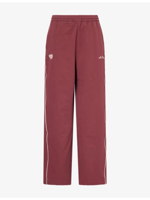 Les Deux Crinkled Seersucker Woven Track Jogging Bottoms