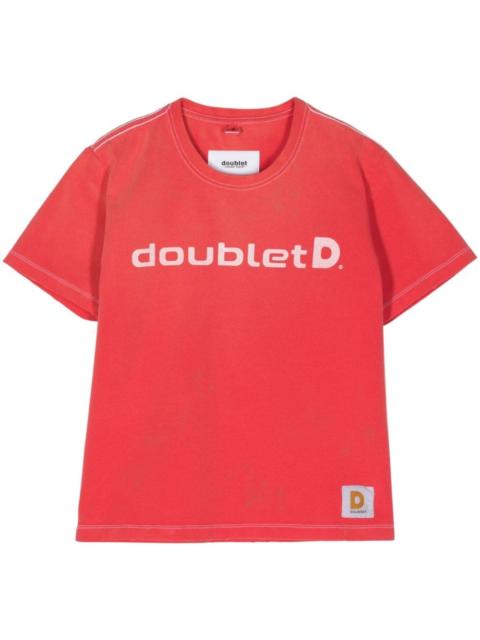 doublet logo-print crew-neck T-shirt