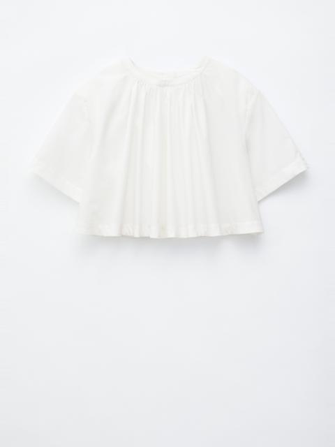 & Other Stories Gathered Cotton Crop Blouse