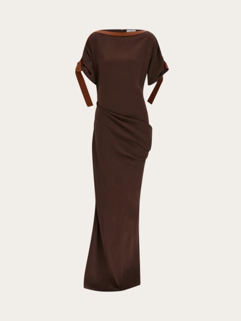 FERRAGAMO Long viscose dress