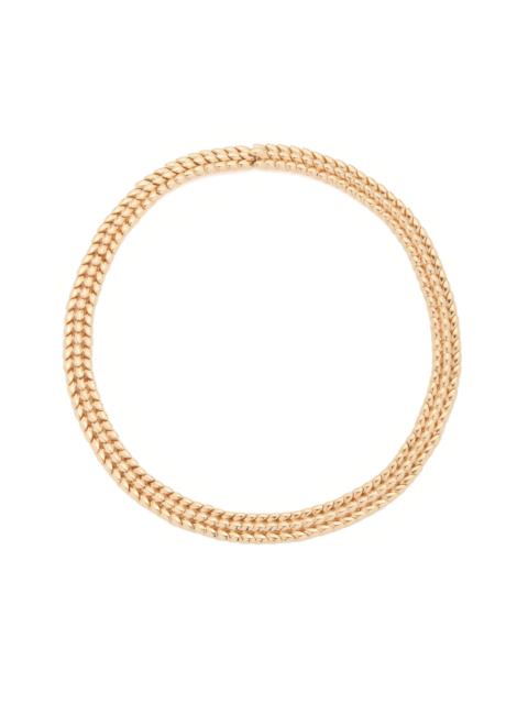 Braided Necklace in 18K Yellow Gold