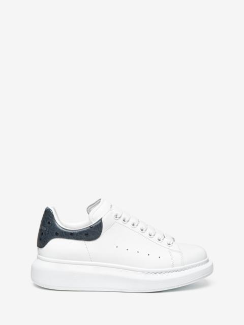 Alexander McQueen Men's Oversized Sneaker in White/Grey