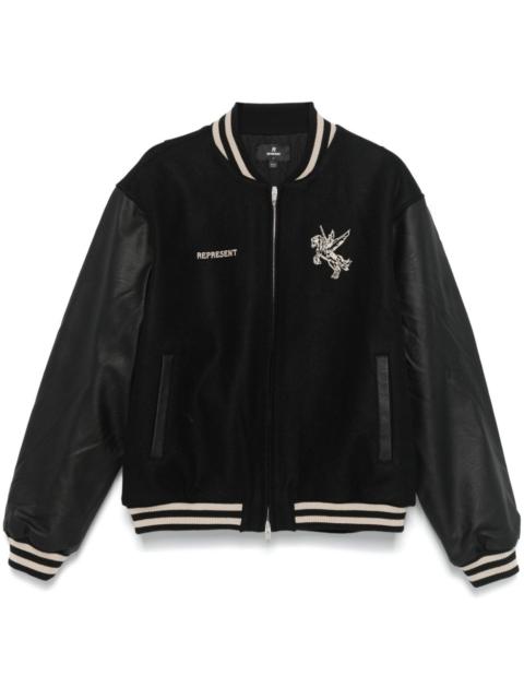 REPRESENT Mascot varsity jacket