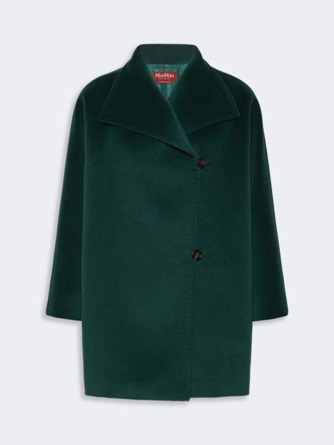 Max Mara NEMBO Cocoon-fit wool coat - GREEN