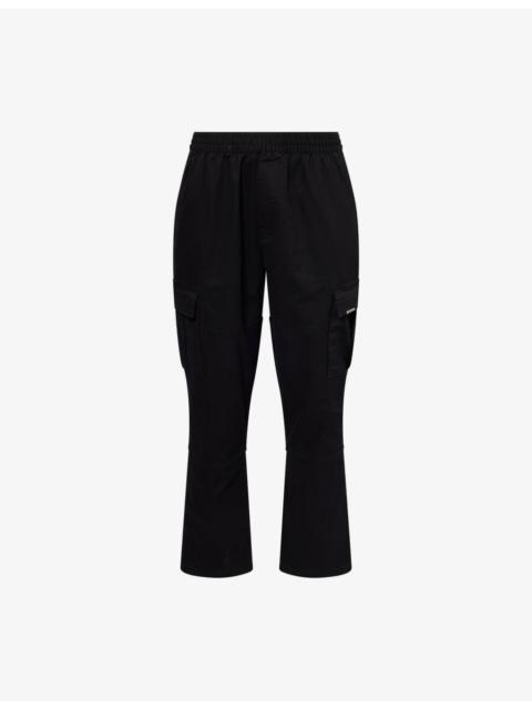 REPRESENT Standard Cargo Drawstring Stretch-Cotton Trousers