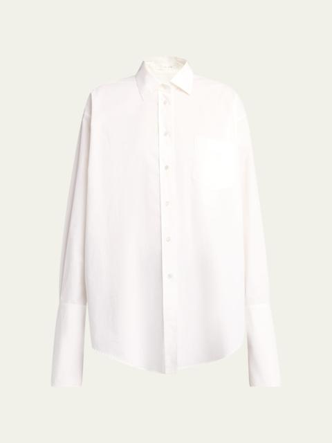 The Row Ment Poplin Button-Down Shirt