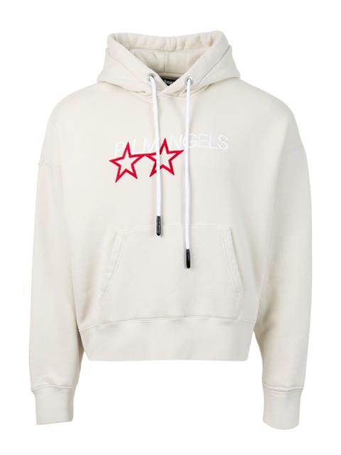 Palm Angels 로고 자수 면 후드