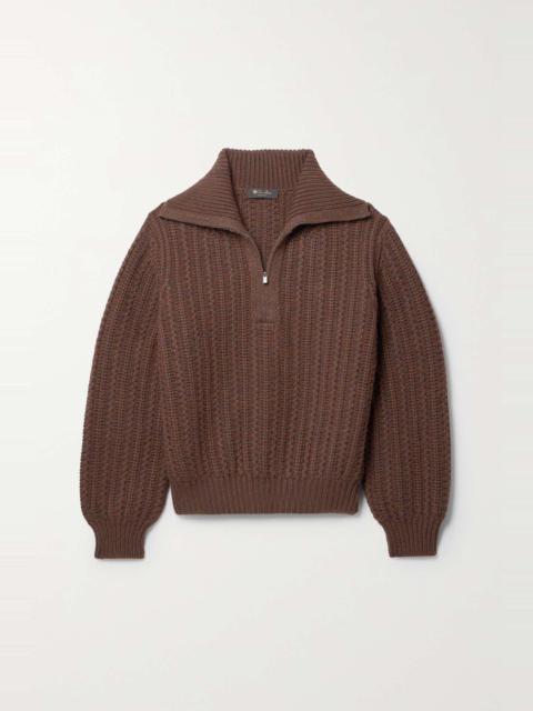 Waipara cable-knit cashmere sweater