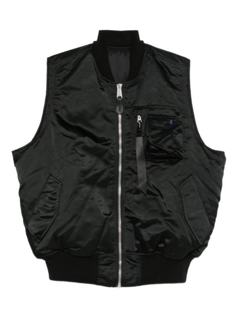 ALPHA INDUSTRIES baseball-collar gilet