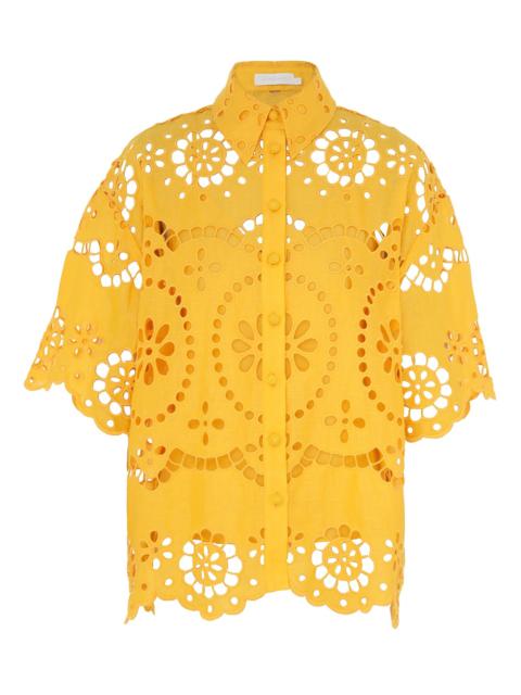 Zimmermann POP EMBROIDERED SHIRT