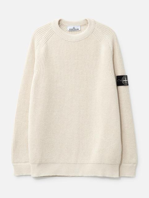 Stone Island FISHERMAN'S RIB COTTON RAW BEAUTY CREWNECK JUMPER
