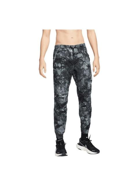 Nike 남자 나이키 Packable 가득 차있는 인쇄 로고 Plaid 우연한 뭉치 발 스포츠 바지/Trousers/Joggers 검정 DB0