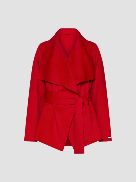 MARELLA Women's Soft Double Sided Wool Jacket - Red
