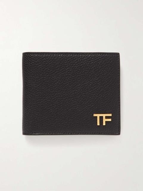 TOM FORD Logo-Embellished Full-Grain Leather Bifold Cardholder