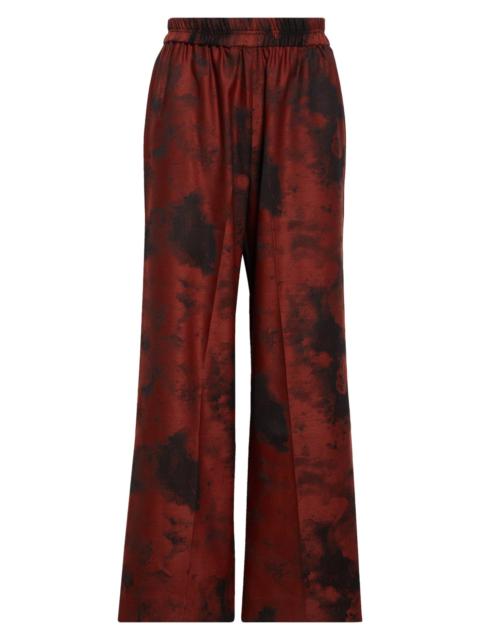 BITE Studios Wool Jacquard Pull-On Pants in Red/Black at Nordstrom