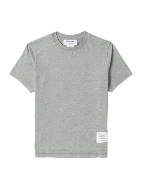 Thom Browne Jersey Relaxed Side Slit Tee Women
