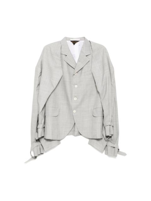 single-breasted blazer