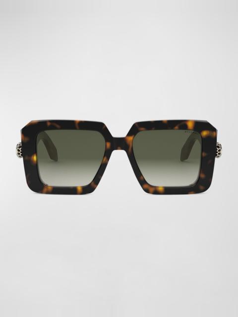 BVLGARI Serpenti Geometric Sunglasses