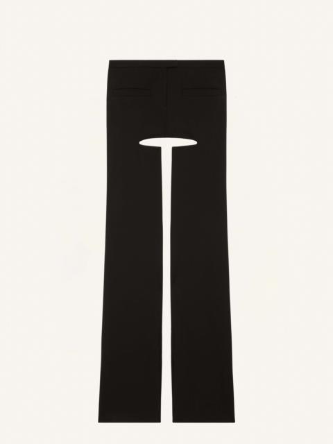 courrèges WOOL CHAPS TAILORED PANTS