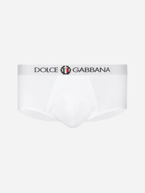 Dolce & Gabbana Two-way-stretch jersey Brando briefs with crest