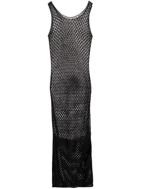 Dion Lee metallic mesh gown