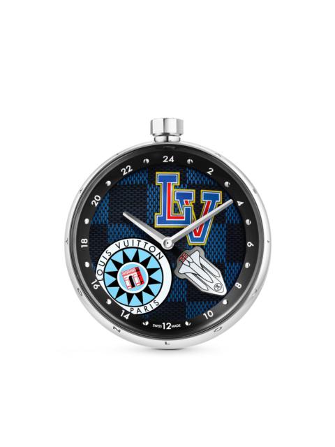 Louis Vuitton Tambour World Tour Table Clock GMT