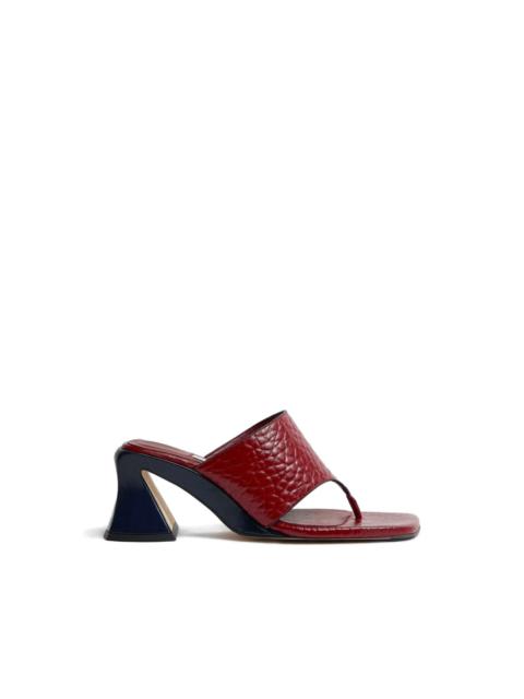 MIISTA Ernie leather heeled sandals