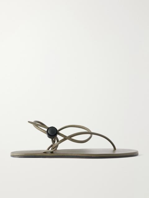 JAMIE HALLER The String Theory Leather Thong Sandals